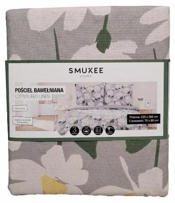 Produktbild von Smukee Bettwäsche Set 220x200 cm 100% Baumwolle