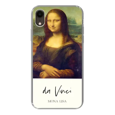 Produktbild von MuchoWow® Handyhülle Schutzhülle Hülle für iPhone XR Mona Lisa - Leonardo da Vinci - Alte Meister Silikon Softcase Handy Hülle - Schutzdeckel