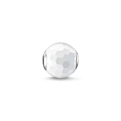 Produktbild von Thomas Sabo Bead 'Weißer Achat' K0126-130-14 Charm Anhänger