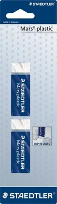 Produktbild von Radierer Mars plastic PVC weiß VE=10x2 Stück