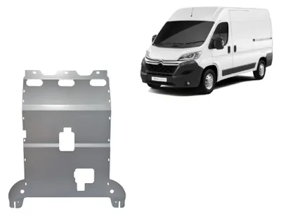 Produktbild von Aluminium Unterfahrschutz für Motor und Getriebe für den Citroen Jumper