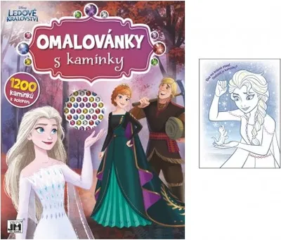 Produktbild von Omalovánky s kamínky Ledové království