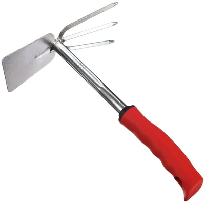 Produktbild von Gartenhacke mit Kultivator, Länge 290 mm, ergonomischer Griff