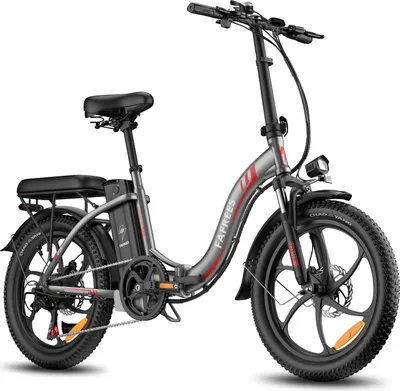 Produktbild von FAFREES F20 Elektrisches Fahrrad - Motor 250W Akku 36V18Ah 20'' Scheibenbremsen - Grau