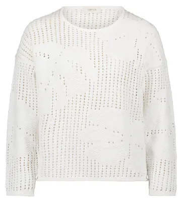 Produktbild von Cartoon Damen Strickpullover mit Rundhalsausschnitt 40, Rohweiß