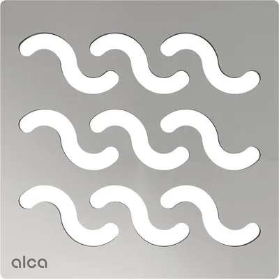 Zdjęcie produktu dla AlcaDrain Design Rost  102×102 mm Edelstahl für Bodenablauf