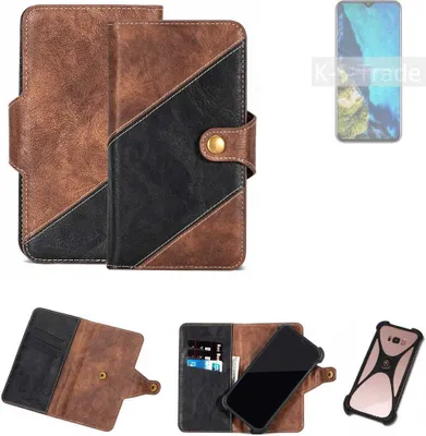 Produktbild von K-S-Trade Handyhülle Schutzhülle Bookstyle Case kompatibel mit Cubot P30 Klapphülle Cover Hülle Schutztasche 1x