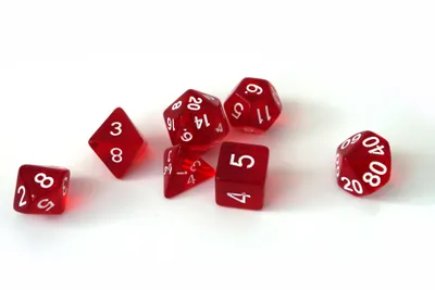 Immagine prodotto di Set di cubi trasparenti: Rosso (7)