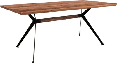 Produktbild von YOGA Esstisch Iron legs schwarz 160x90 Top 12mm