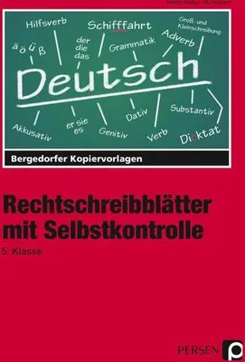 Produktbild von Rechtschreibblätter mit Selbstkontrolle 5. Schuljahr