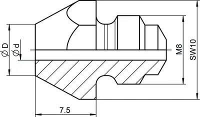 Image de Gesipa pièce de rechange embouchure 10/32