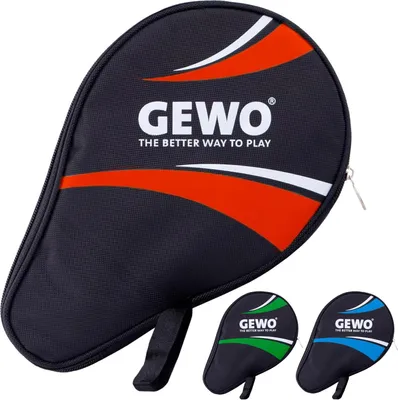 Produktbild von GEWO Tischtennis Hülle Master mit Ballfach – Tischtennisschlägerhülle, 30 cm, rot