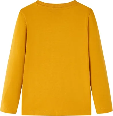 Immagine prodotto di vidaXL Camicia a maniche lunghe per bambini ocra 104