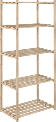 Produktbild von Astigarraga Bücherregal 5 Regale Braun  Braun One Size