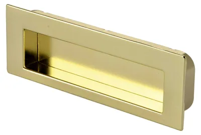 Produktbild von Muschelgriff Nicola B 112, Einlassmaß 106,5 x 31 mm, ZN poliert