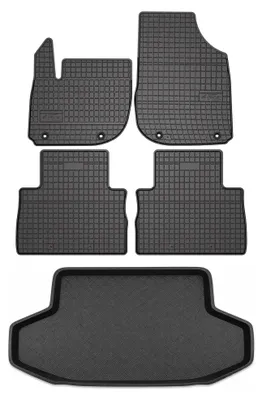 Obrázok produktu pre Gumové autokoberce SolidPRO + vaňa kufra pre: Honda e:NY1 2023- 5 ks