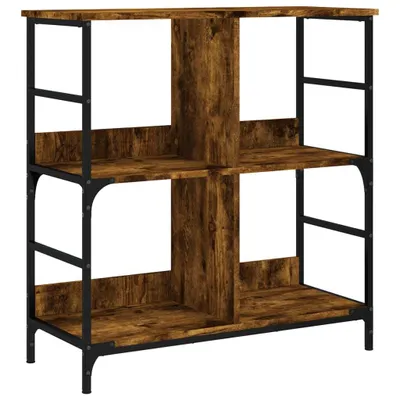 Immagine prodotto di vidaXL Libreria in rovere affumicato 78,5x33x82 cm Materiale ligneo