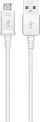 Produktbild von Samsung ECB-DU4AWE, 1 m, USB A, Micro-USB B, Männlich/Männlich, Weiß