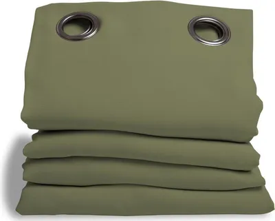 Produktbild von MOONDREAM  Akustikvorhang 3in1 | Lärmschutz | Thermoisolierung | 100% Verdunkelung | Patentierte Technologie | Ösen | Grün MC533 | 135B x 250H cm