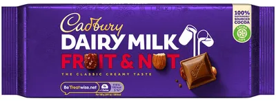 Produktbild von Cadbury Dairy Milk Fruit & Nut 180g