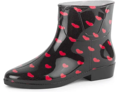Produktbild von Ladeheid Damen Kurze Gummistiefel Stiefeletten bunt Regenschuhe wasserfest mit Muster LAZT201802 (Muster-13, 41 EU)