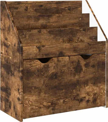 Image de Bibliothèque pour enfants Chêne fumé 60 x 29,5 x 69 cm