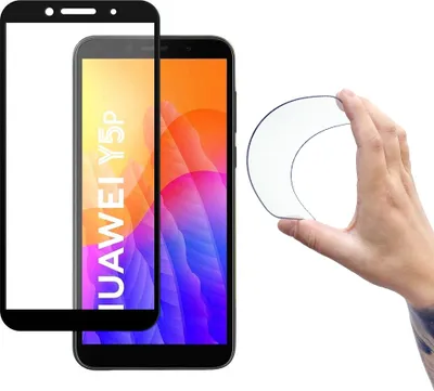 Produktbild von Flexibles Glas Wozinsky für Huawei Y5P - Schwarz KP13599