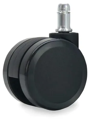 Zdjęcie produktu dla Kółka do krzeseł biurowych, 60 mm, uniwersalne, czarne