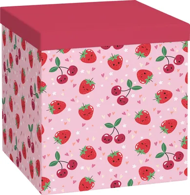 Produktbild von Geschenkbox Cube Yumi rosa