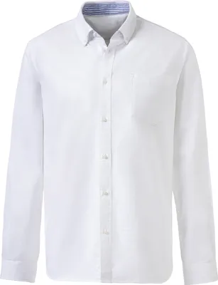 Produktbild von H.I.S. Langarmhemd regular-fit offwhite Größe L