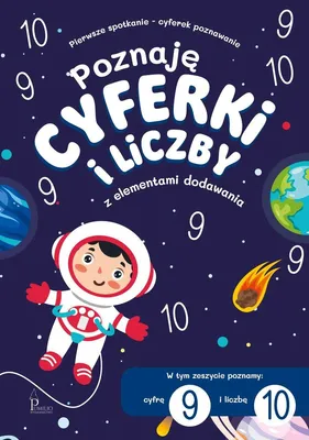 Obrázok produktu pre Poznaję cyferki i liczby 9, 10 z elementami dodawania