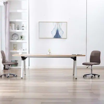 Produktbild von Esszimmerstühle 2 Stk. Taupe Stoff