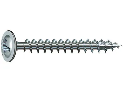 Produktbild von SPAX Rückwandschrauben mit Linsenkopf 3x30 Vollgewinde Pozidriv 2, Wirox-Silber - 3000 Stück