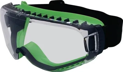Immagine prodotto di Occhiali a visione totale T-Spex 8114 EN 166 EN 170 Montatura nera/verde, lenti chiare