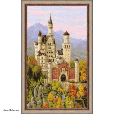 Produktbild von Riolis Kreuzstich-Set "Schloss Neuschwanstein", Zählmuster