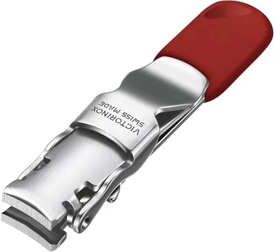 Zdjęcie produktu dla Obcinacz do paznokci Victorinox 8.2050.B1, wyprodukowany w Szwajcarii, z dwiema funkcjami, precyzyjne cięcie, wykonany ze stali nierdzewnej, kolor czerwony, ergonomiczny