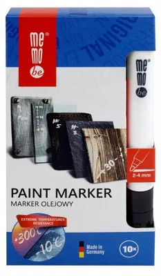 Produktbild von MemoBe MM301 Öl-Marker Runde Spitze Schwarz