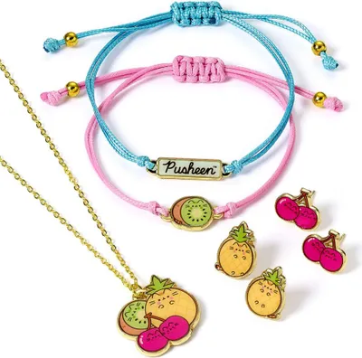 Image de Ensemble Pusheen Collier+ Braceletä Boucles d'oreilles+