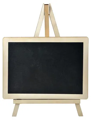 Productafbeelding van Clayre & Eef Kreidetafel, 20x1x15 cm, zwart, hout