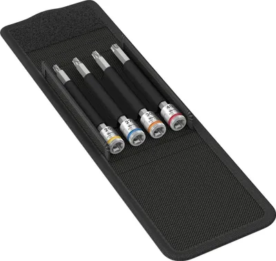 Zdjęcie produktu dla Wera 8767 A TORX HF 1, Zestaw nasadek, 1/4", Metryczny, 4 głowic(e), 25,27,30,40 mm, 1/4"