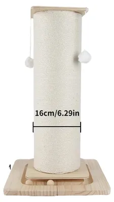 Imagen del producto de Árbol para gatos, de altura extra, fabricado con materiales resistentes