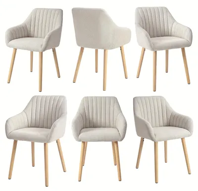 Produktbild von Set mit 2/4/6 minimalistischen Esszimmerstühlen