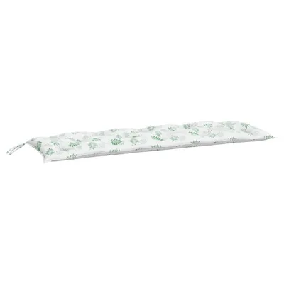 Immagine prodotto di vidaXL Cuscino per panchina da giardino con motivo a foglie 150x50x7 cm Tessuto Oxford