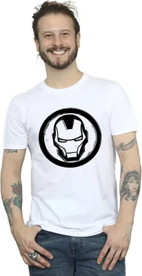 Produktbild von Marvel - T-Shirt für Herren BI43516 (4XL) (Weiß)