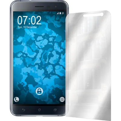 Produktbild von 6er-Pack PhoneNatic Displayschutzfolien verspiegelt  kompatibel mit Asus Zenfone 3 ZE552KL