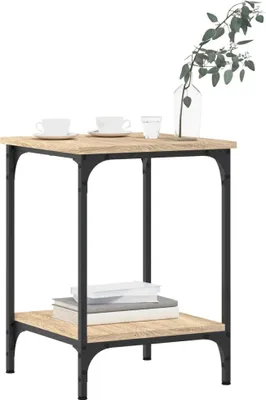 Produktbild von "im Sonderangebot"Couchtisch - CLORIS - Wohnzimmertisch - Robust und langlebig - Sonoma-Eiche 40x40x55 cm Holzwerkstoff - DEMöbel5931551