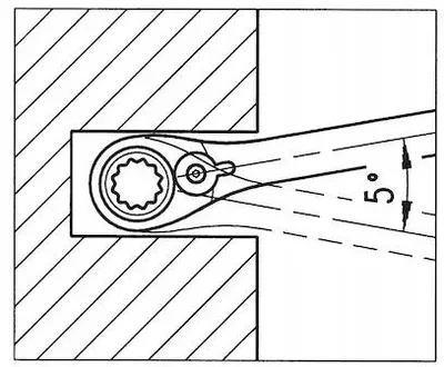 Produktbild von Wurth Kombinationsschlüssel mit Ratsche 10 mm