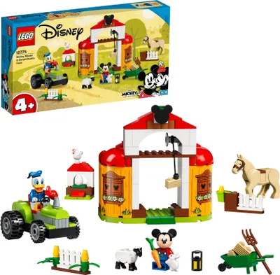 Produktbild von LEGO 10775 Mickey and Friends Mickys und Donald Duck's Farm Bauernhof und Traktor Konstruktionsspielzeug ab 4 Jahren