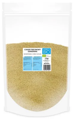 CUKIER TRZCINOWY DEMERARA BIO 5 kg - HORECA (BIO PLANET)