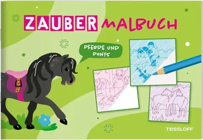 Produktbild von Zaubermalbuch. Pferde und Ponys